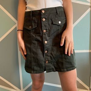 Denim mini skirt